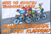Flughafenrunde mit dem Klapprad
